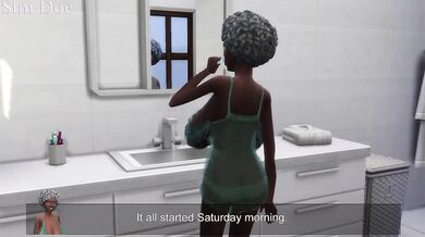 Ebony Gilf Breeding Destroyed By Him In Sims 4 Cartoon