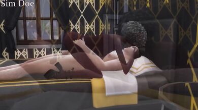 Ebony Gilf Breeding Destroyed By Him In Sims 4 Cartoon