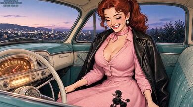 Vintage 50s Pinup Girl Destroyed By AI Grok Horny ASMR Soda Choked