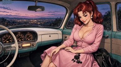 Vintage 50s Pinup Girl Destroyed By AI Grok Horny ASMR Soda Choked