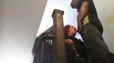 BBC BBW Big Ass Milf Cheating With Neighbor Almost Caught On Stair Well Amateur HD