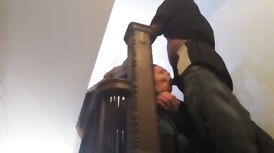 BBC BBW Big Ass Milf Cheating With Neighbor Almost Caught On Stair Well Amateur HD