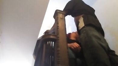 BBC BBW Big Ass Milf Cheating With Neighbor Almost Caught On Stair Well Amateur HD
