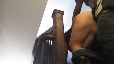 BBC BBW Big Ass Milf Cheating With Neighbor Almost Caught On Stair Well Amateur HD