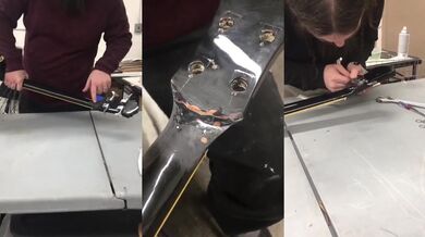 Repairing a Broken Bass Guitar Neck in HD Porn with Verified Amateurs