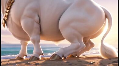 Zeus Destroyed Europa With His Thick Cock on the Island Until She Lost Control