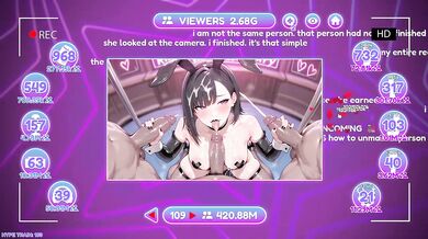 Streamer Girl Bunny Destroyed by BBC Gangbang Creampie Bukkake