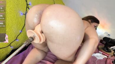 Verified Amateur Thick PAWG With Big Tits Gets Pussy Drenched By Sex Machine
