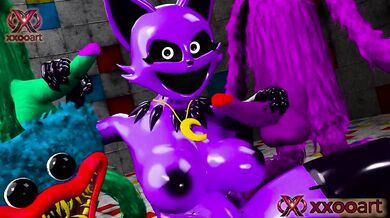 Poppy Playtime 3D Animation Destroyed Tits Job Huggy Wuggy CatNap Big Breast Rough Sex Cumshot