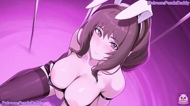 Naruto Bunny Suit Hentai Big Tits Nini Blow Job For Her Boss