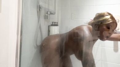 Xeinna Rose Ebony Shower Solo Compilation Big Black Tits Choked Soapy