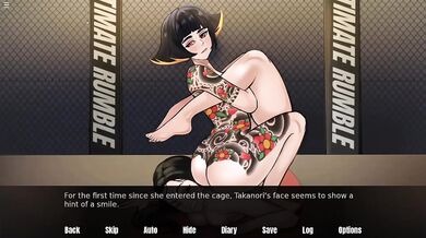 Cage Fight Brawl Destroyed Gushing Nude Female Fight Animation Gaming HD Porn