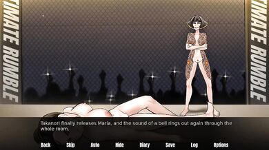 Cage Fight Brawl Destroyed Gushing Nude Female Fight Animation Gaming HD Porn