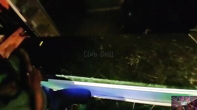 Bartender Destroyed Ebony Patron With Big Black Cock And Gushing Blowjob Backshots For Belated Birthday
