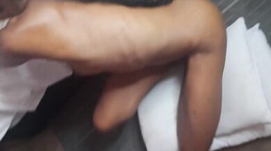 Ebony Model Destroyed By Creampie In Hard Bwc Interracial