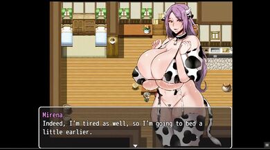 Mirena's Ranch Destroyed Gushing Cowgirl Milking Massive Big Tits Hentai Gameplay