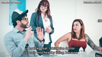 Italian Milf Escort Payment Exposed in FFM Threesome with Therapist and Wife
