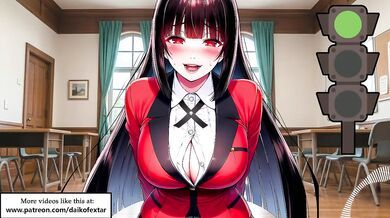 Yumeko From Kakegurui Destroyed By JOI Green Light Red Light Countdown Game Femdom Hentai