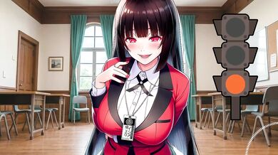 Yumeko From Kakegurui Destroyed By JOI Green Light Red Light Countdown Game Femdom Hentai