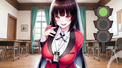 Yumeko From Kakegurui Destroyed By JOI Green Light Red Light Countdown Game Femdom Hentai