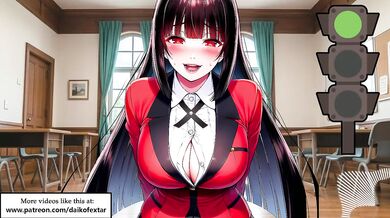 Yumeko From Kakegurui Destroyed By JOI Green Light Red Light Countdown Game Femdom Hentai