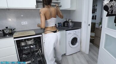 Whale Tail Thong Bikini Blowjob POV Face Full Of Cum Destroyed Gushing Choked