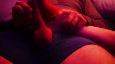 Freeuse Red Sock Foot Fuck Destroyed Gushing Cum on Feet