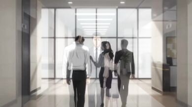 Husband's Business Partner Demands Collateral and the Wife Volunteers for Hot Sex and Creampie