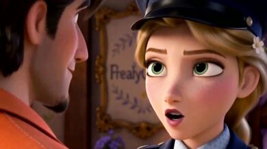 Tangled Bliss Rapunzel First Blowjob with Flynn Rider in 4K