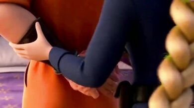 Tangled Bliss Rapunzel First Blowjob with Flynn Rider in 4K