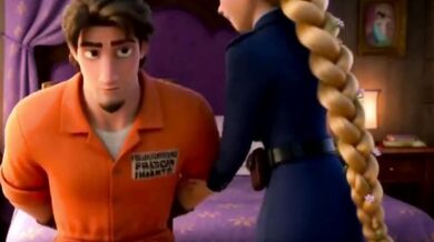 Tangled Bliss Rapunzel First Blowjob with Flynn Rider in 4K