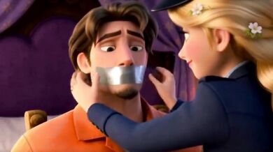 Tangled Bliss Rapunzel First Blowjob with Flynn Rider in 4K