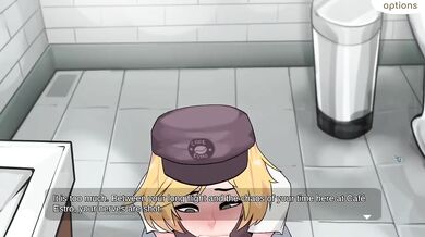 Hazel Destroyed Me With A Gushing Sloppy Blowjob In The Public Cafe Restroom Cumshot