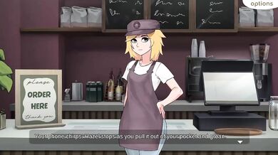 Hazel Destroyed Me With A Gushing Sloppy Blowjob In The Public Cafe Restroom Cumshot