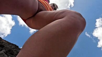 Public Beach Pee Compilation Milf Opens Pussy And Pisses Gushing Desperate Outdoor Piss