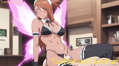 ChoCho Akimichi Coffee Maid Blowjob Handjob for Her Lord Hentai Animation