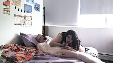 Restrained and Drained by Dragunball with Relentless Post Orgasm Sucking and Plastic Wrap Bondage