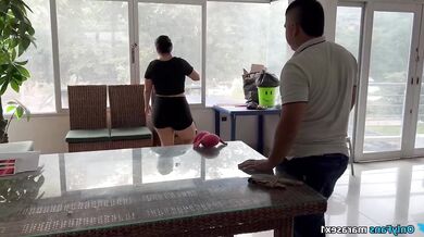 Amateur Latina Milf And Empleado Follada Duro En La Cocina Con Pilladas Cornudo Esposa Infiel Hot Milf Cabalgando Polla Fulfilled Fantasy