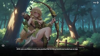 Isekai Waifu Overlord Lily Destroyed Gushing Choked Date Sex Scene Uncensored Hentai Game