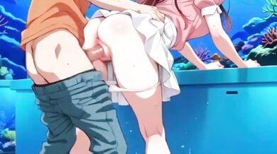 Cartoon anime hentai teacher destroyed gushing choked college big ass big tits