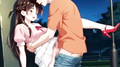 Cartoon anime hentai teacher destroyed gushing choked college big ass big tits