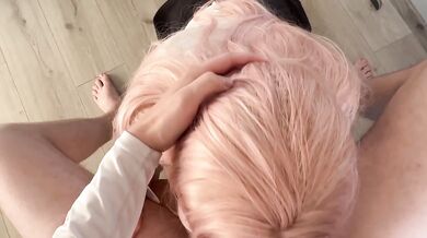 Cute Russian schoolgirl loves sex with random stranger pov big ass blow job amateur