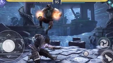 Amateur Cartoon Game Gameplay Guys Fighting Destroyed Gushing Choked