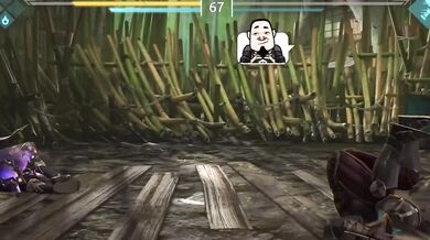 Amateur Cartoon Game Gameplay Guys Fighting Destroyed Gushing Choked