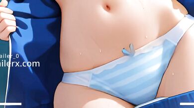 Miku Nakano quintuplets cosplay schoolgirl big tits destroyed gushing female orgasm cartoon hentai