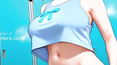 Miku Nakano quintuplets cosplay schoolgirl big tits destroyed gushing female orgasm cartoon hentai