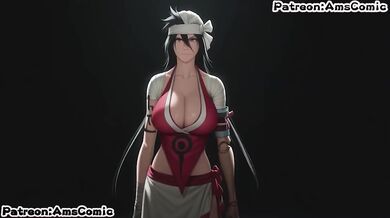 Bleach Hentai AMS Anime Kukaku Shiba Big Tits Blowjob Cumshot Rough Sex Uncensored