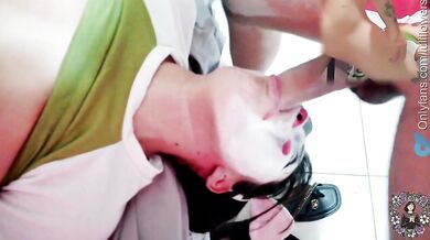 Petite Clown Cosplay Deepthroat Upside Down Sex Face Cumshot Asian Big Tits Creampie