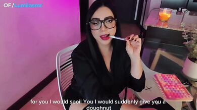 Spanish Amateur ASMR Office Fuck Roleplay Solo Female POV