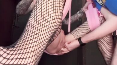 Amateur Blonde Milf Destroyed By Sex Swing Quickie